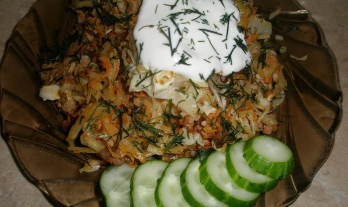 Ленивые голубцы в духовке