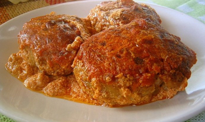 Ленивые голубцы с пекинской капустой