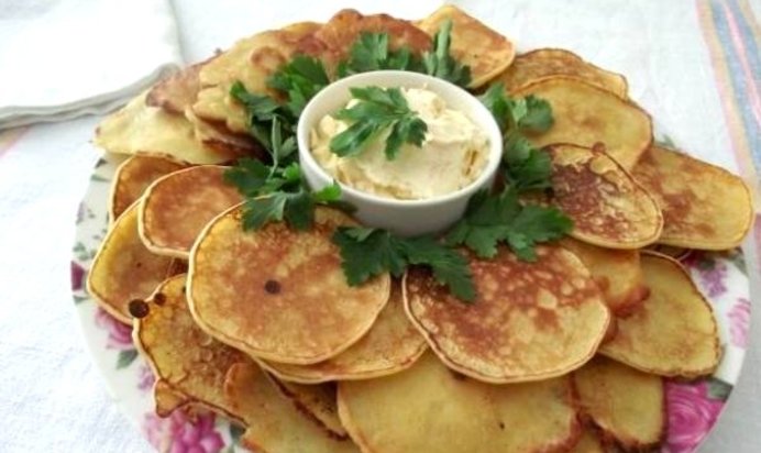 Кукурузные оладьи