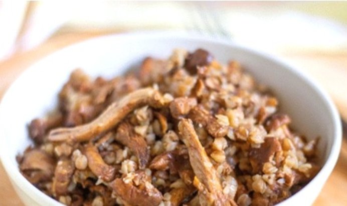 Гречка с лисичками в мультиварке