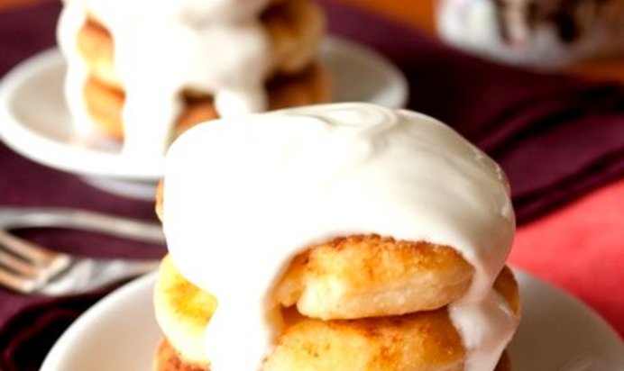 Сырники с вишней