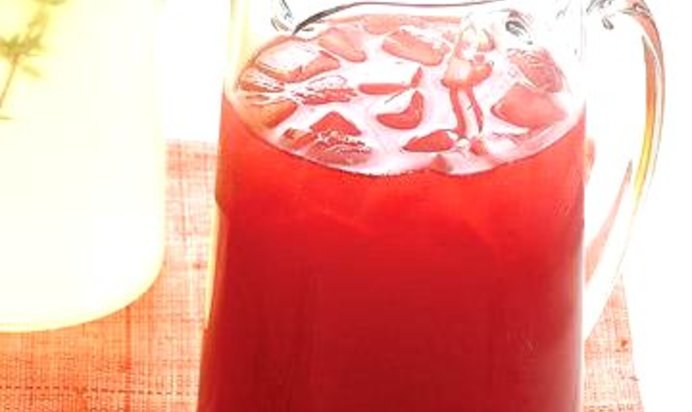 Холодный чай с гибискусом и медом