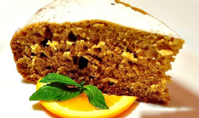 Апельсиновый кекс в мультиварке