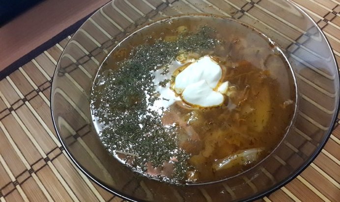 Борщ студенческий