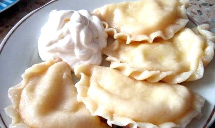 Вареники с творогом и картошкой