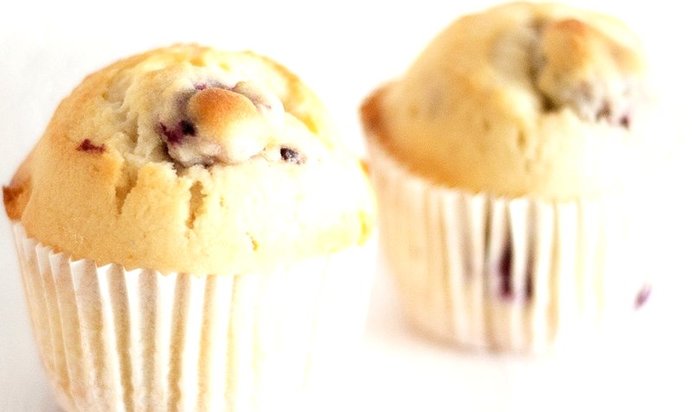 Ежевичные маффины