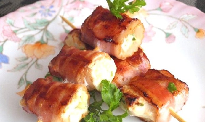 Куриный шашлык в сметане