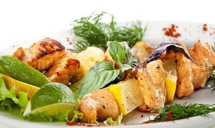 Шашлык из семги