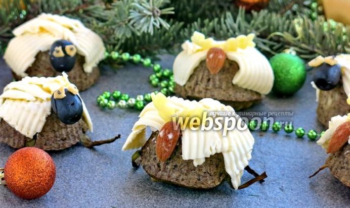 Закусочные печёночные маффины с макаронами