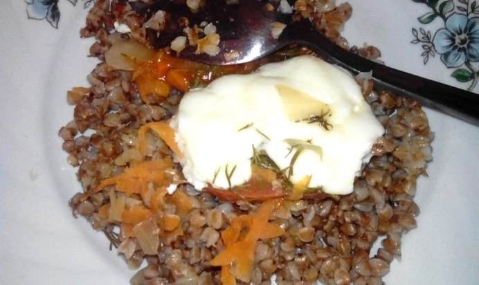 Гречневая каша с курицей