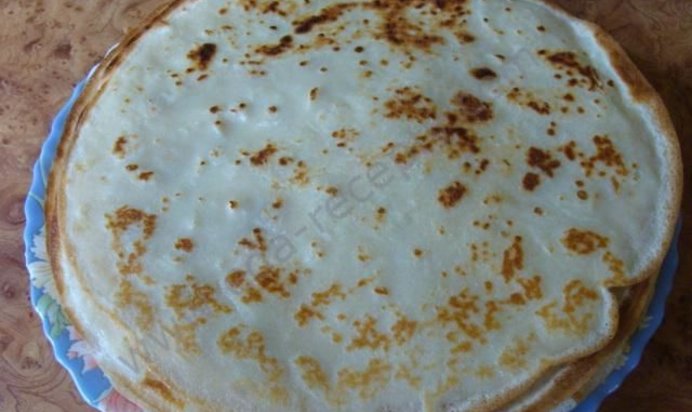 Блинчики с яблоками