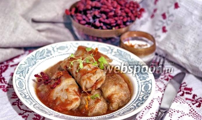 Голубцы с бараньим фаршем