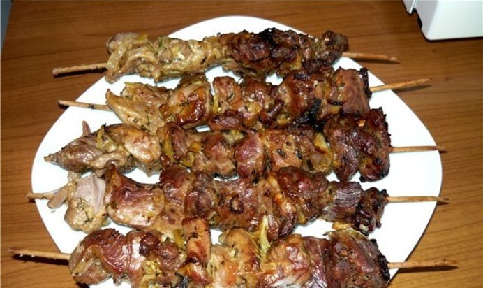 Шашлык в духовке в банке