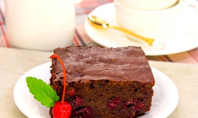 Брауни с вишней