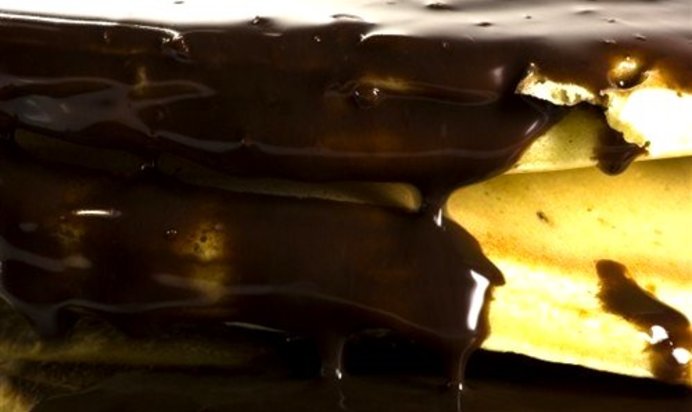 Сырники с шоколадной помадкой