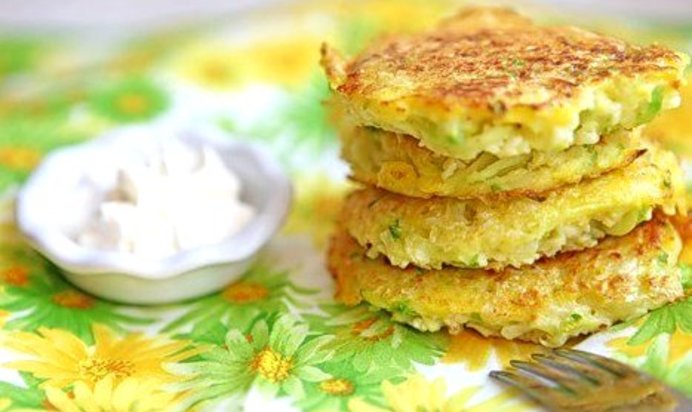 Оладьи из цветной капусты