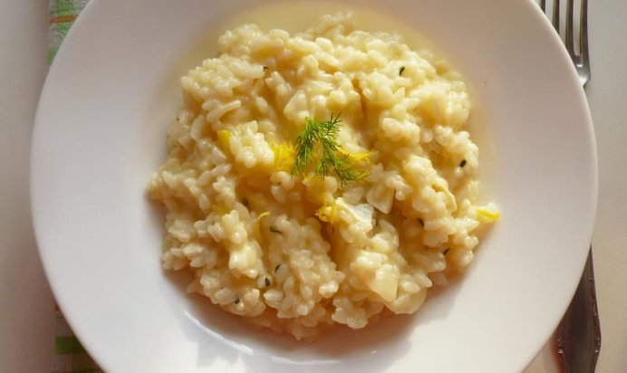 Ризотто с сыром бри