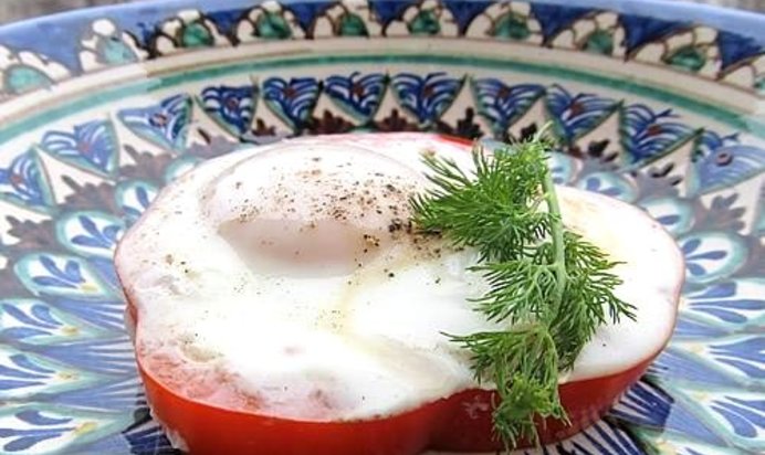 Яичница с жидким желтком