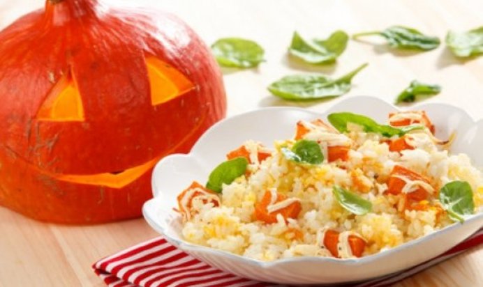 Ризотто с тыквой и сыром