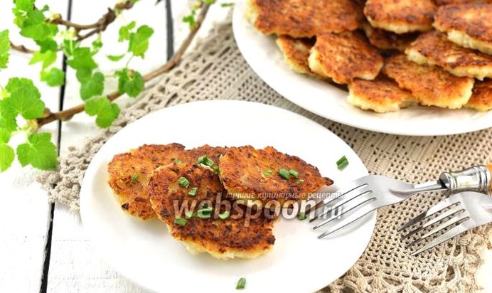 Оладьи капустные постные