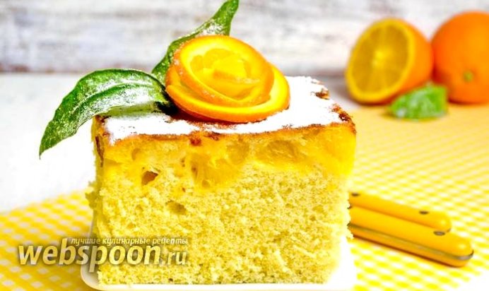 Апельсиновая шарлотка