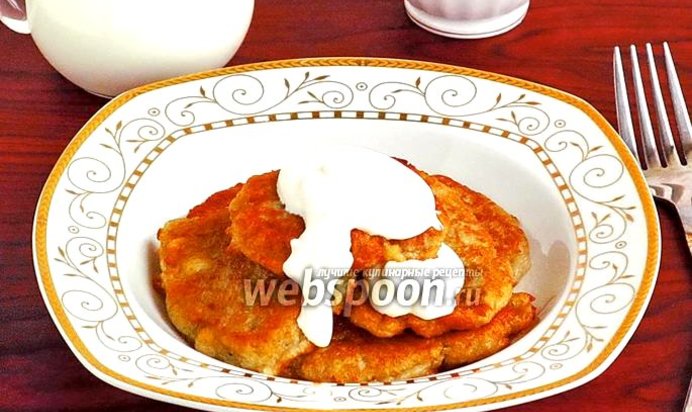 Бульбяные оладьи