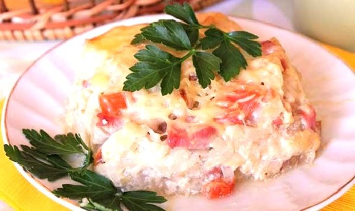 Картофельная запеканка в мультиварке Редмонд