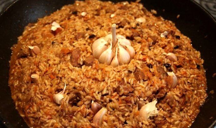 Плов в воке