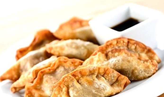 Пельмени с креветками