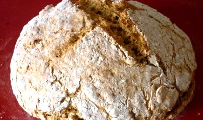 Вегетарианский хлеб без дрожжей