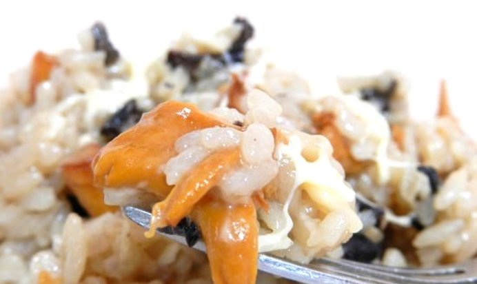 Ризотто с грибами в мультиварке