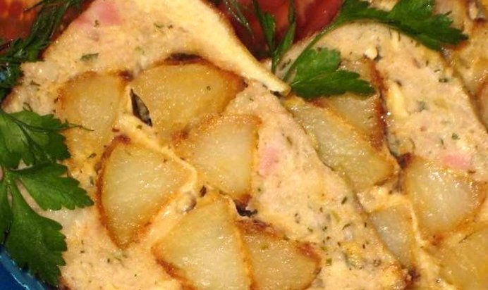 Запеканка куриная с картофелем