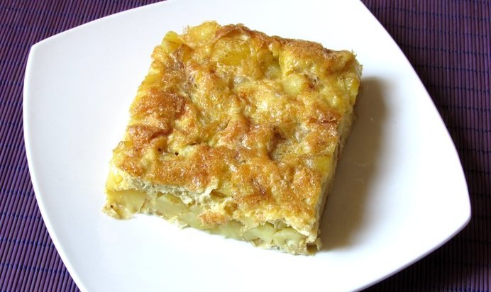 Омлет с картошкой