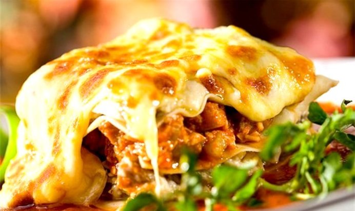 Лазанья из лаваша с фаршем