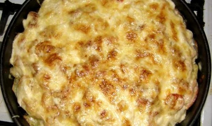 Запеканка с картошкой и курицей
