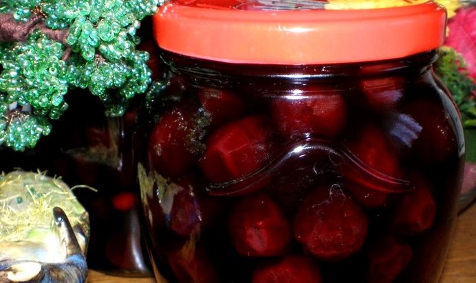 Вишня в сиропе на зиму