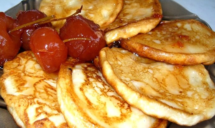 Оладьи из творога