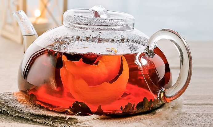 Чай с сушеным шиповником