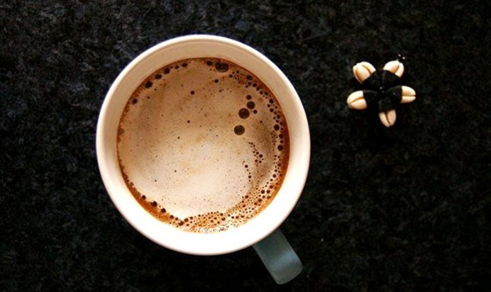 Кофе с воздушной молочной пенкой