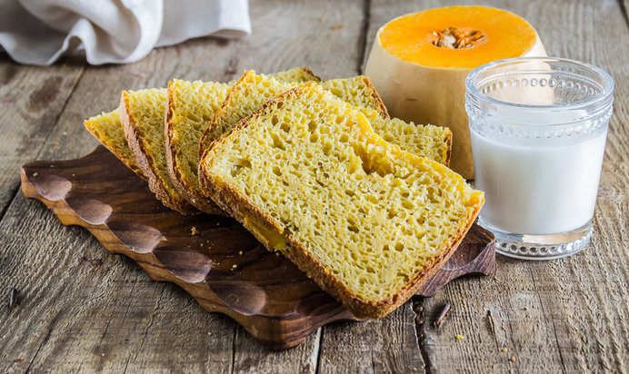 Тыквенный хлеб в хлебопечке