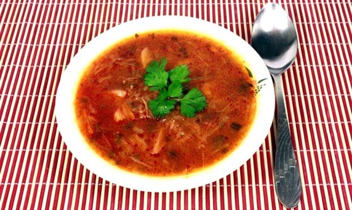 Постные кислые щи