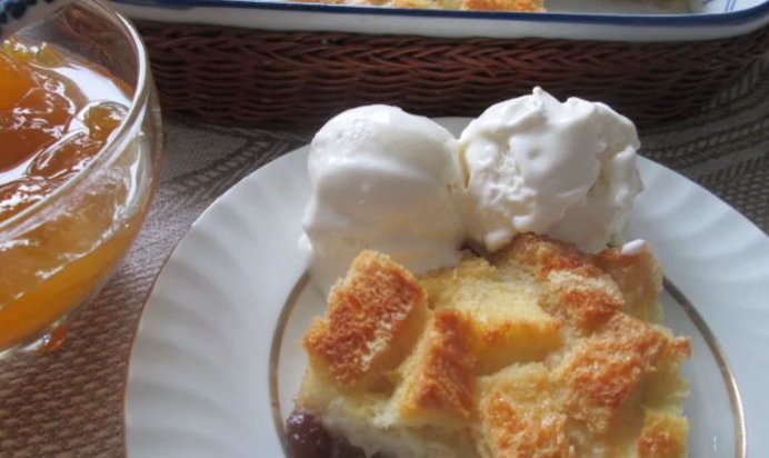 Пудинг хлебный