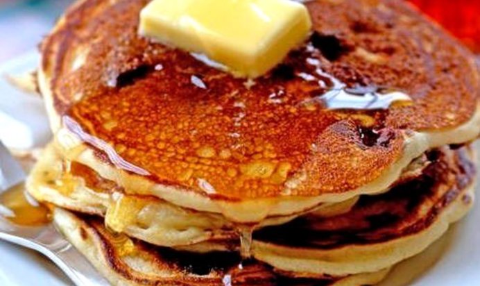 Оладьи с маслом