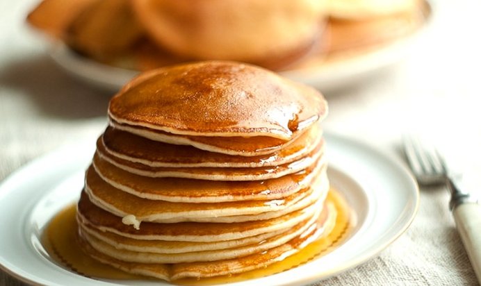 Блины с медом