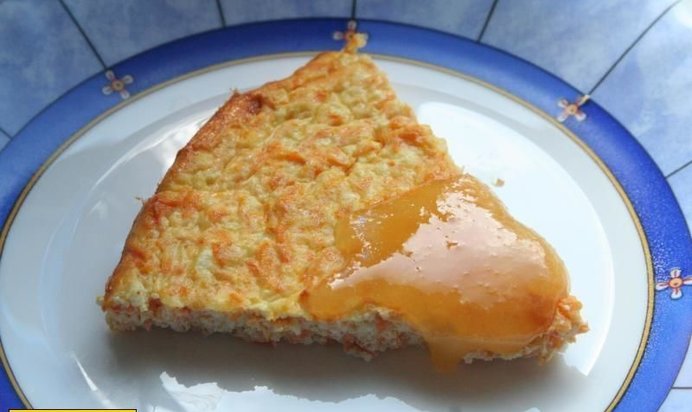 Творожно-морковная запеканка с морковью
