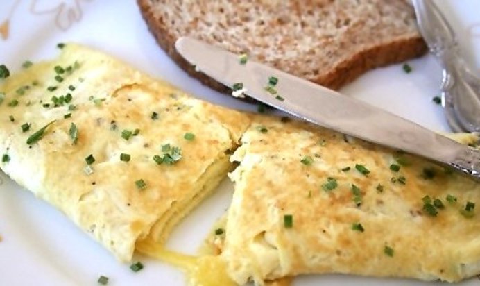 Омлет с творогом
