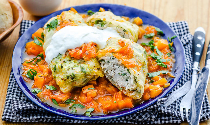 Голубцы из молодой капусты