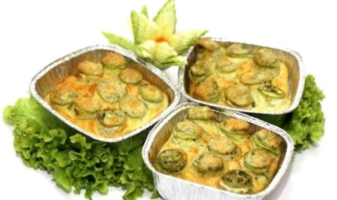 Запеканка из кабачков в микроволновке