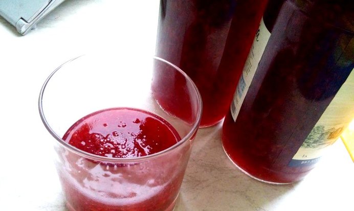 Вишневый кисель со специями