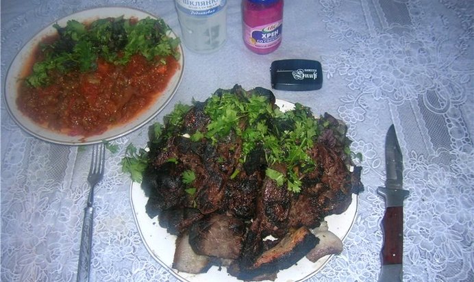 Шашлык из косули